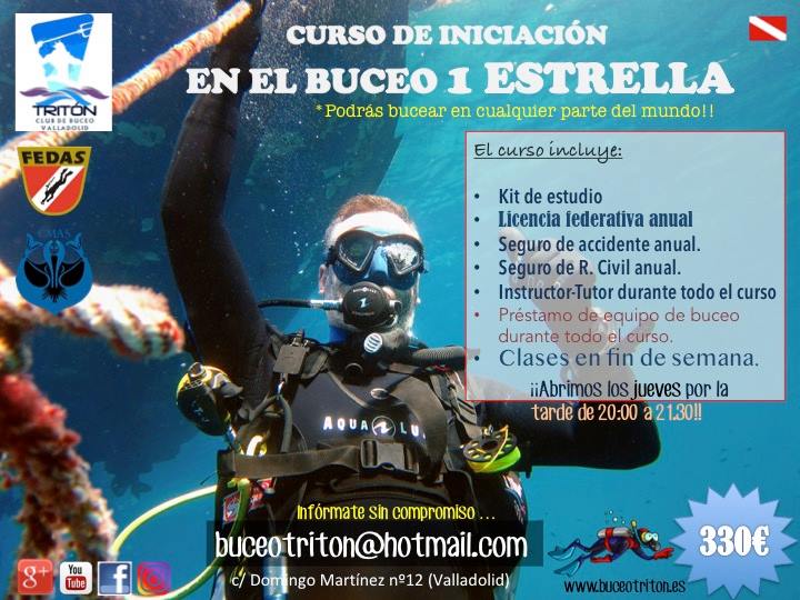 CLUB DE BUCEO TRITÓN CURSOS DE BUCEO