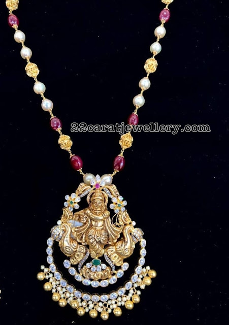 Krishna Pendant with Beads Chain Krishna Pendant with Beads Chain