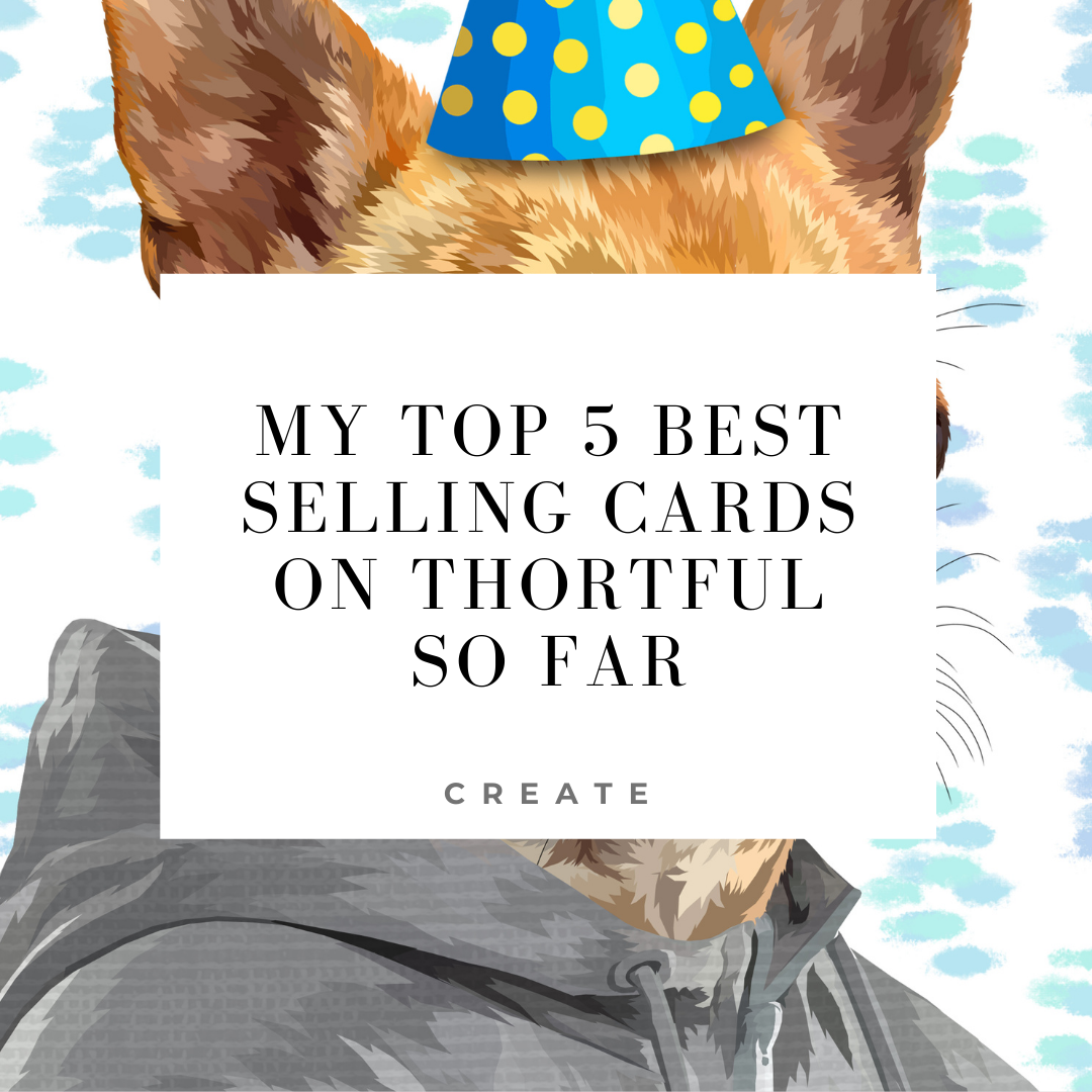 Wafflemama. Create My Top 5 Best Selling Cards On Thortful So Far