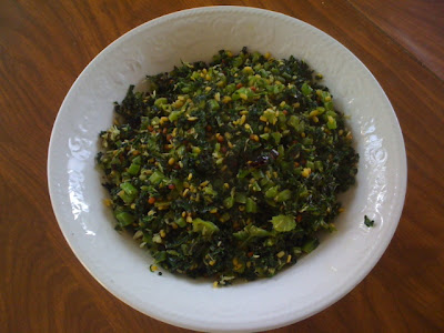 Kale Curry (Kale Thovaran) is with coconut