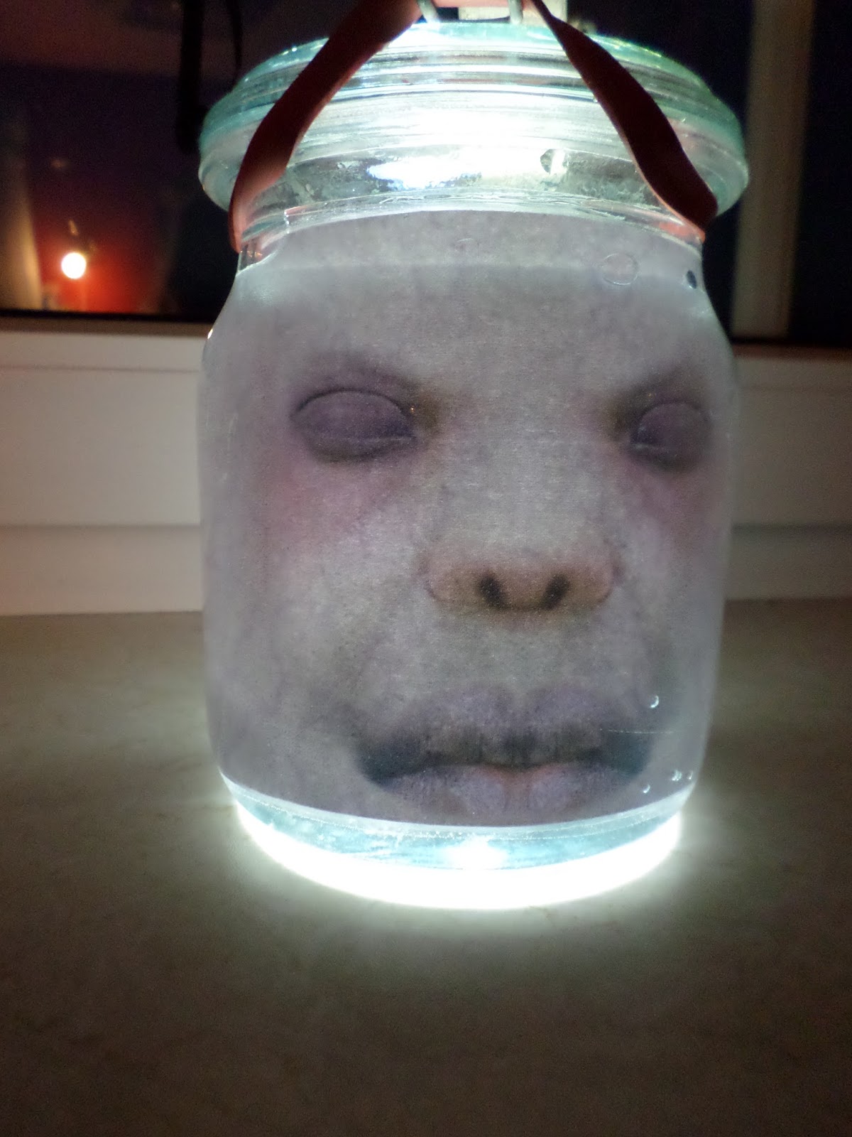 Head in a jar Halloween DIY Seraphinalikesbeauty