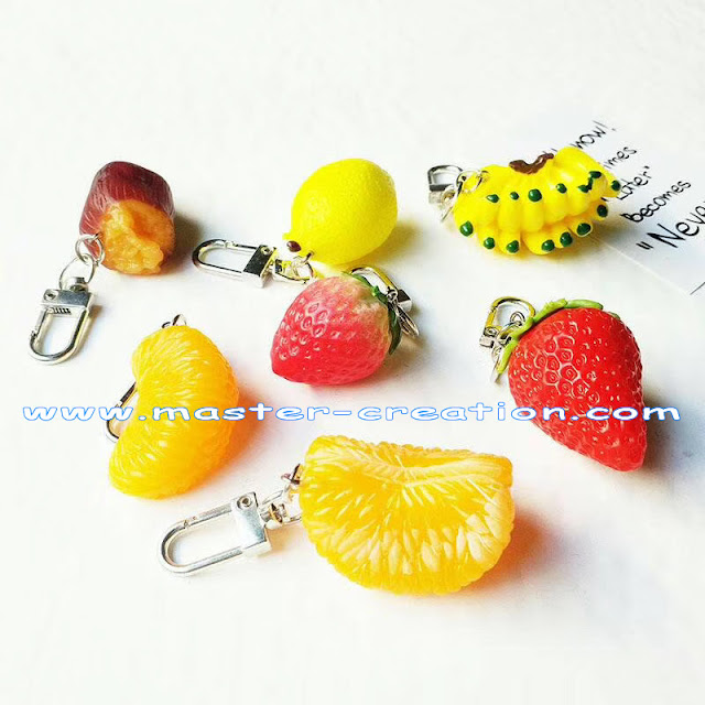 simulated mini fruit pendant
