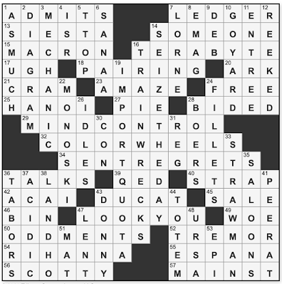 L.A.Times Crossword Corner