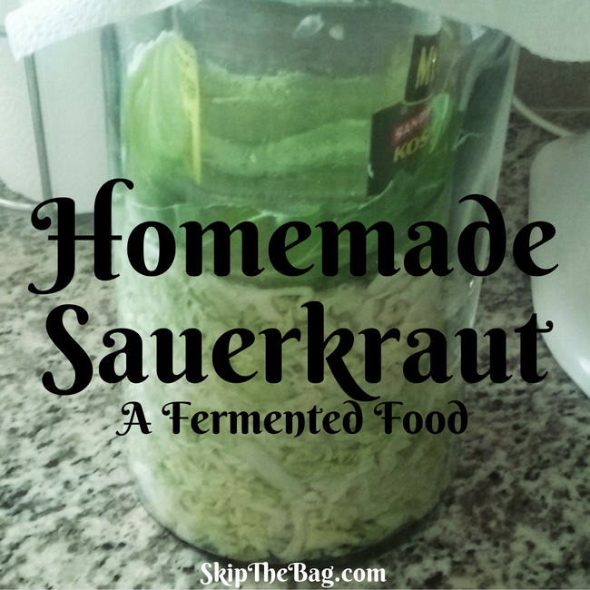 Skip The Bag Homemade Sauerkraut