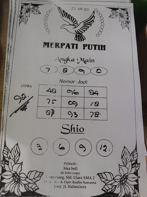 Kode Togog 21 Juni 2021 Syairku Hari Ini