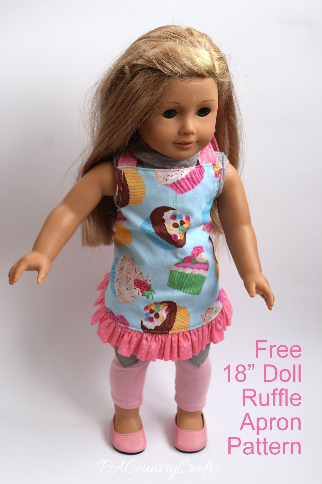 Doll Ruffle Apron Pattern PA Country Crafts