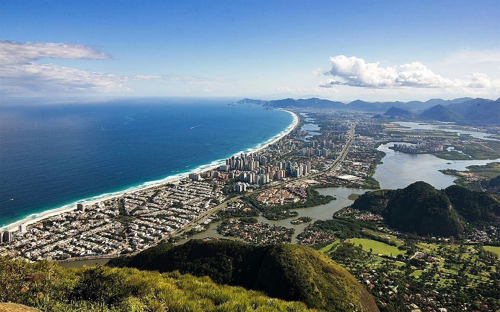 Região da Barra da Tijuca vista da Pedra da Gávea, no Rio de Janeiro. Foto: Barrazine da Barra
