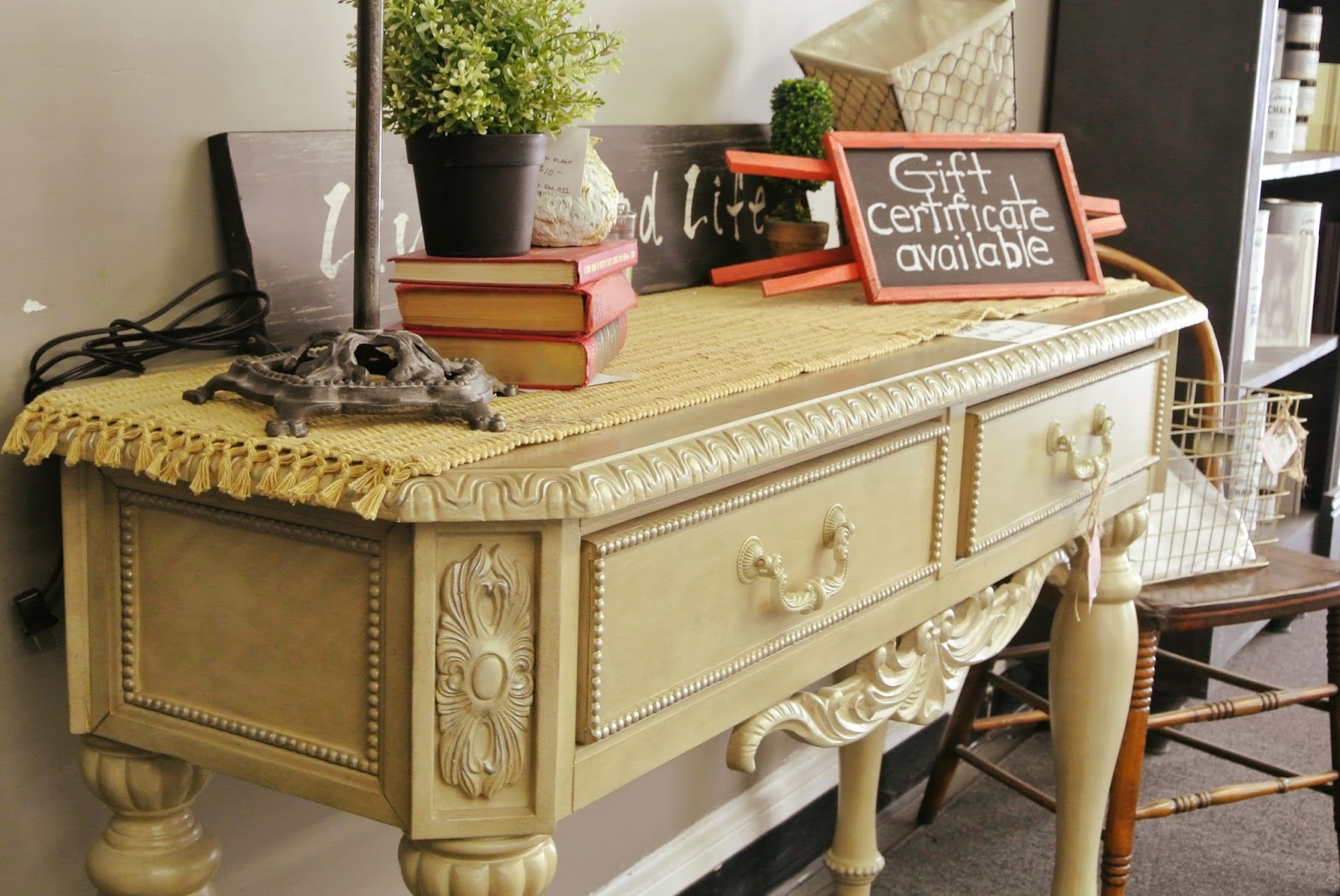 Console Table Makeover