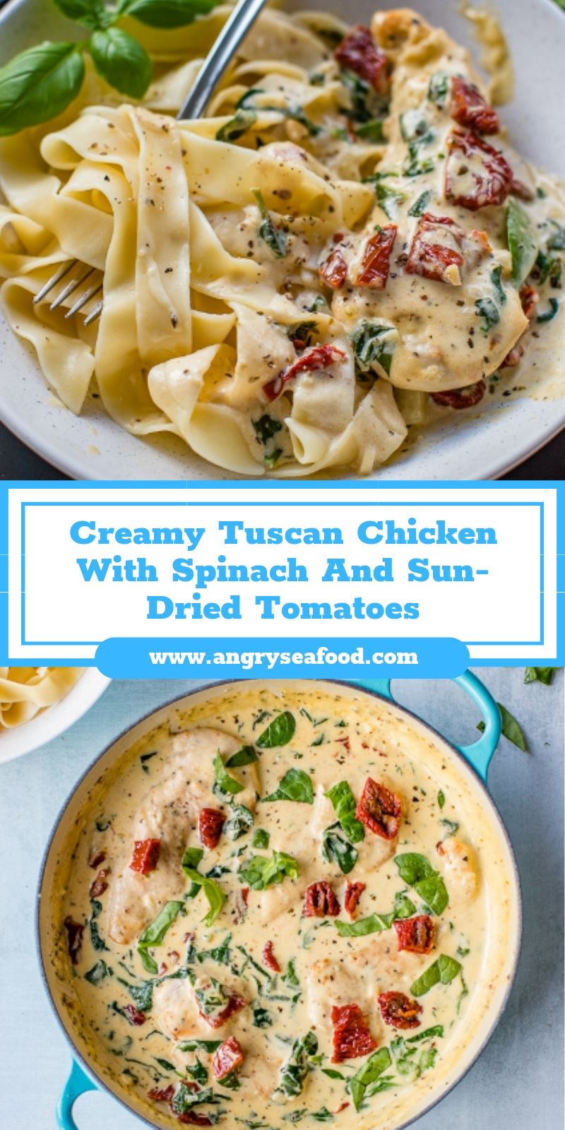 Creamy Tuscan Chicken With Spinach And Sun-Dried Tomatoes Creamy Tuscan Chicken With Spinach And Sun-Dried Tomatoes