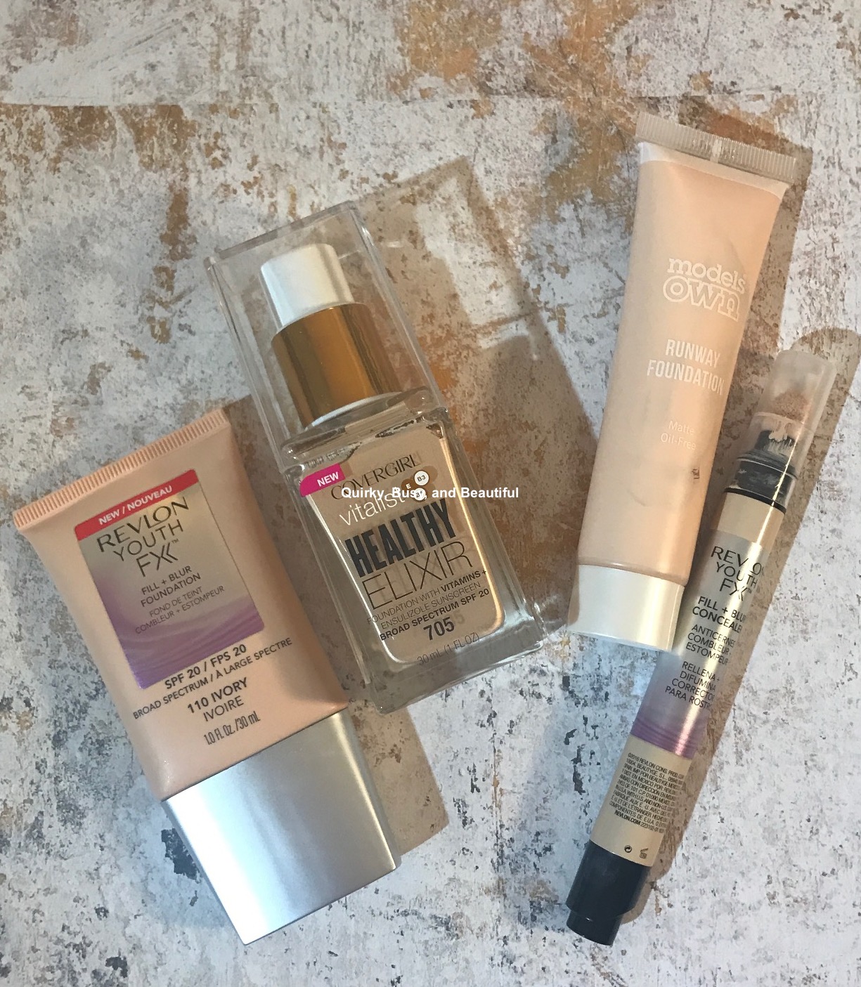 Quirky, Busy, and Beautiful CoverGirl Vitalist Healthy Elixir vs