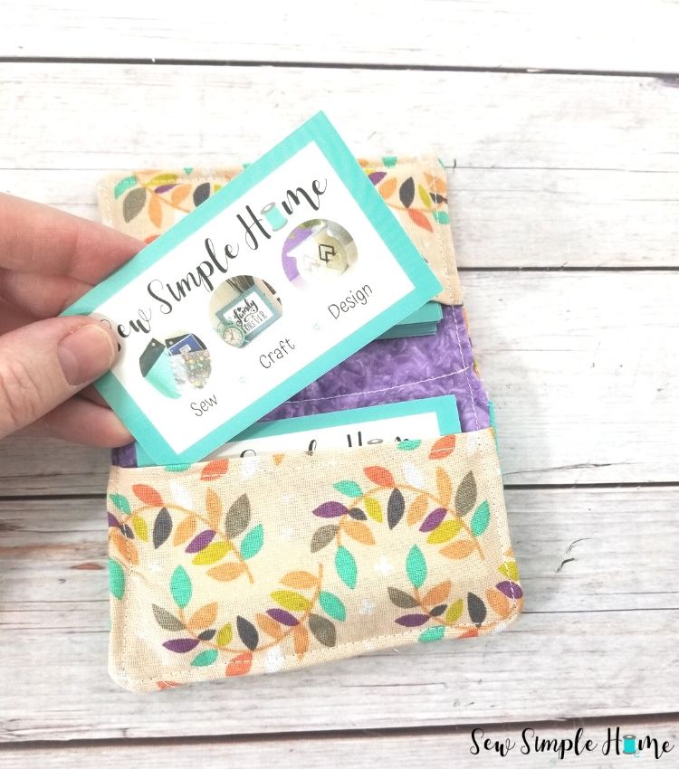 Fun and Free DIY Business Card Holder Sew Simple Home