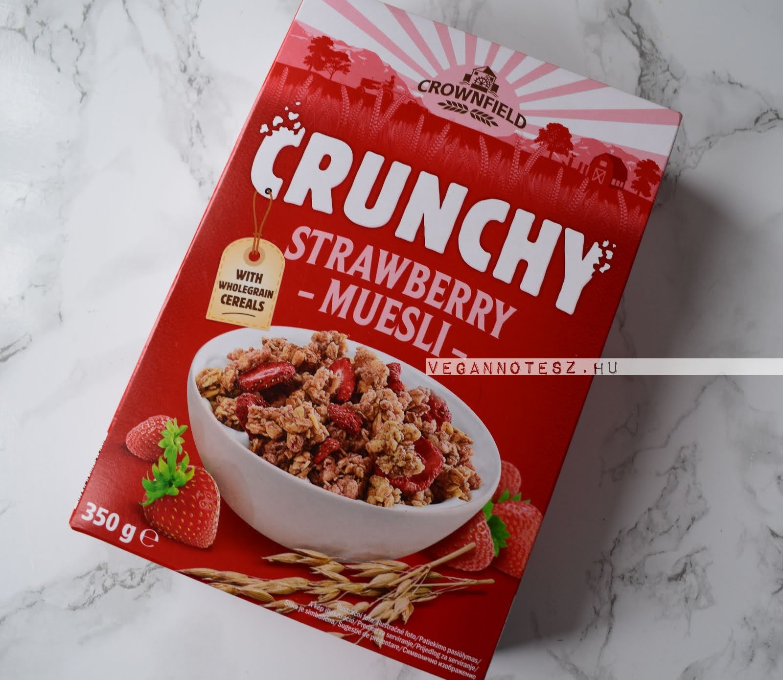 VeganNotesz.hu vegán receptek, terméktesztek Crownfield Crunchy