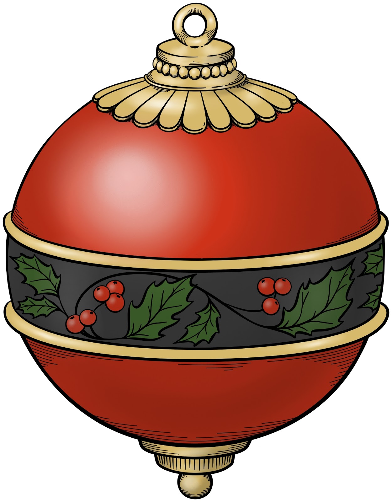 Beccy s Place Holly Bauble