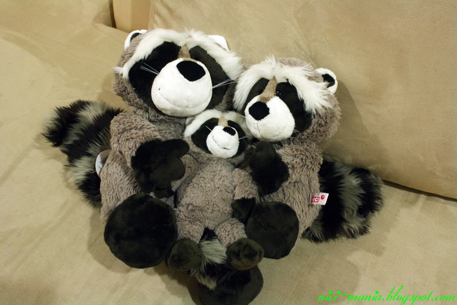 NICIMania i ♥ Love NICI Plush Toys NICI Raccoon Plush Toy