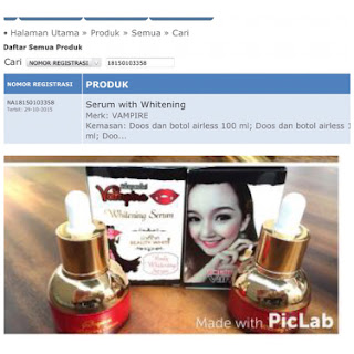 Serum Vampire BPOM asli/murah/original/supplier kosmetik