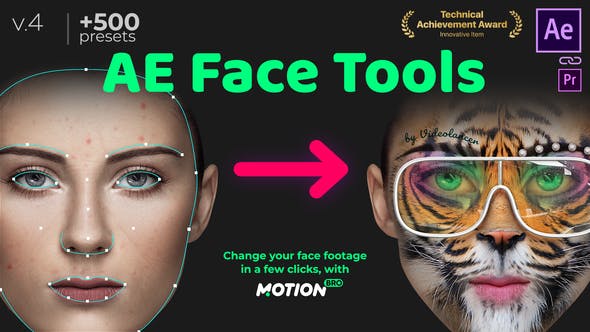 Videohive - AE Face Tools V4.1 Free Download Videohive - AE Face Tools V4.1