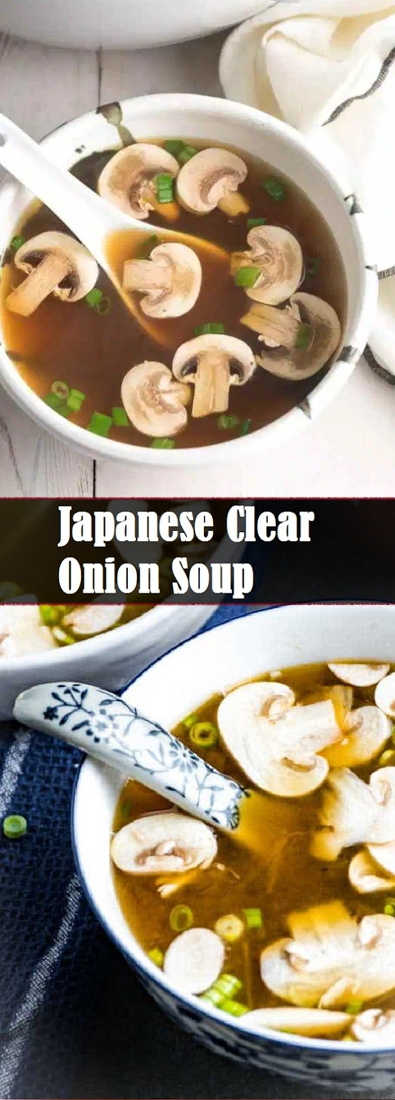 Japanese Clear Onion Soup Food Wiches