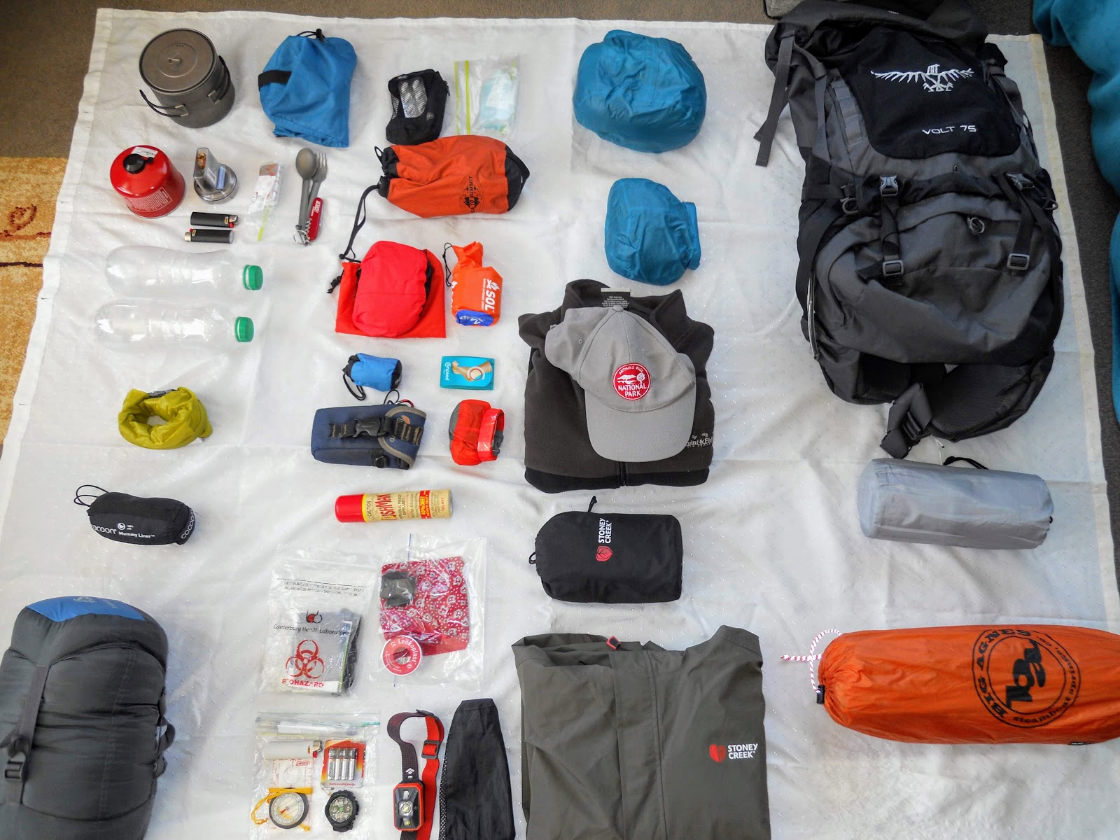 Tramping in the New Zealand backcountry NZ Bush Adventures My gear list