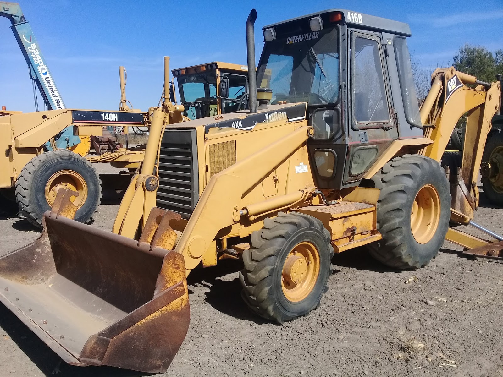 MAQUINARIA AGRICOLA INDUSTRIAL Retroexcavadora CAT 416B 4x4 1994