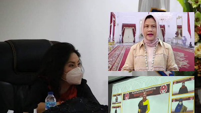 Dibuka Ibu Negara Iriana, Rita Tamuntuan Ikuti Rakernas Dekranas 2021
