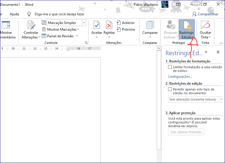 Como bloquear a edição de um documento do Word F2 SUPORTE WINDOWS