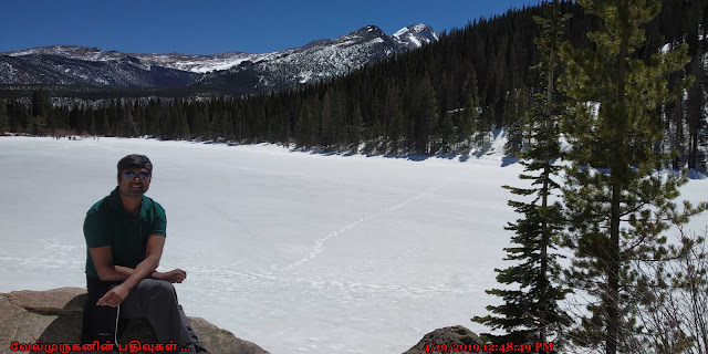 Rocky Mountain National Park Bear Lake in Winter