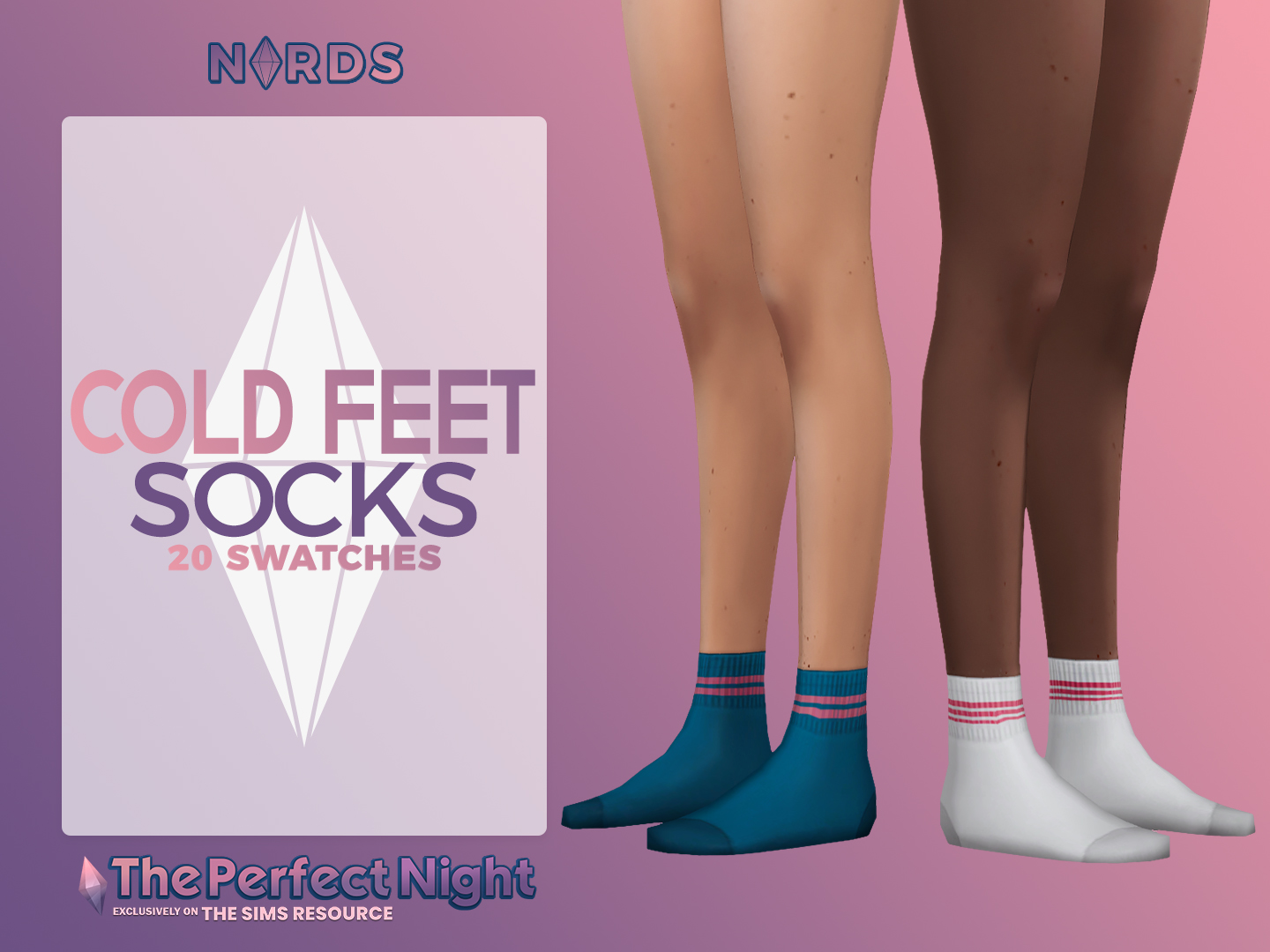 Cold Feet 4 CC Socks