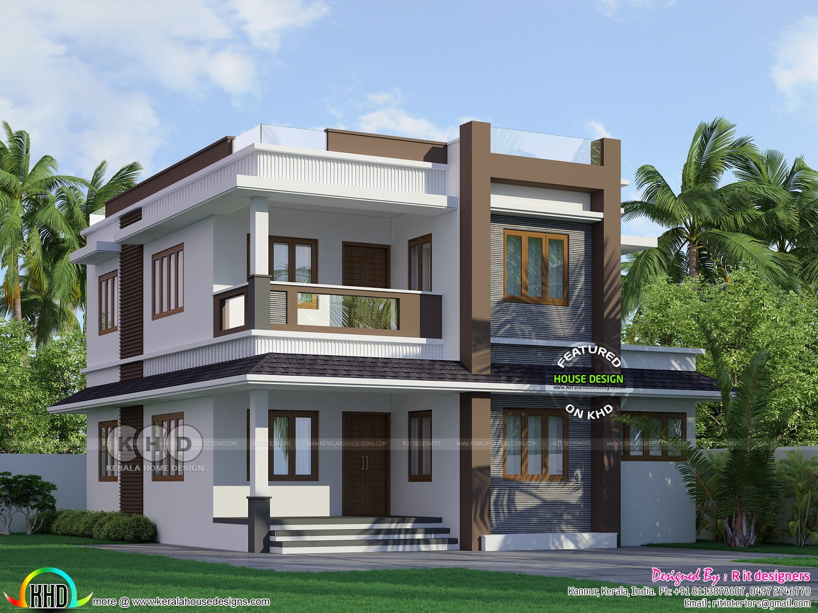 Modern 2114 Square Feet With 4 Bedrooms Kerala Home Design