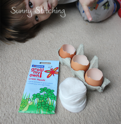 Cress Egg Heads : Sunny Stitching