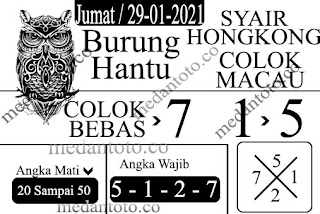 syair hk burung hantu