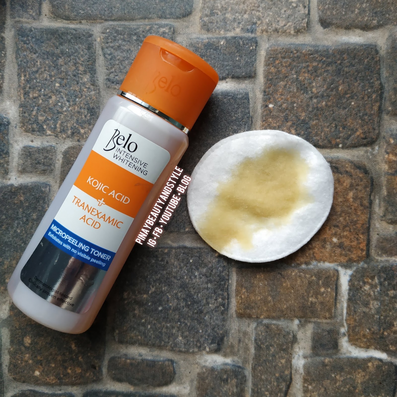 Belo Kojic Intensive Whitening Toner Review Micropeeling Face Toner