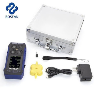 Jual Multi Gas Detector Bosean 4 in 1 BH4S - Deteksi O2 CO H2S LEL Tlp 0812-8222-998