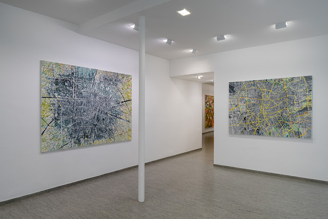 Einzelausstellung, Galerie, Karten und Gebiete, Jaworska Renata, Kunstakademie Düsseldorf 