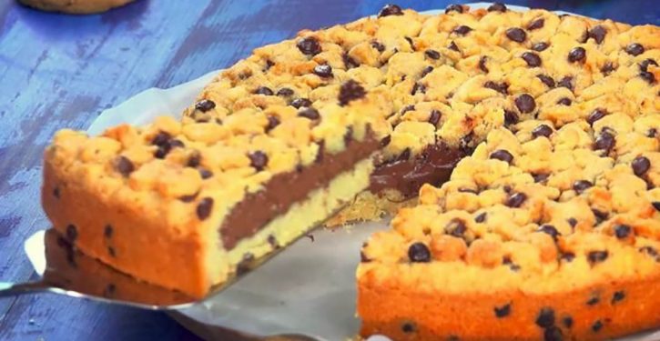 Giant Homemade Nutella Cookie That Drives Kids Crazy