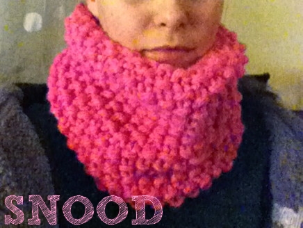 tuto snood tricot point de riz