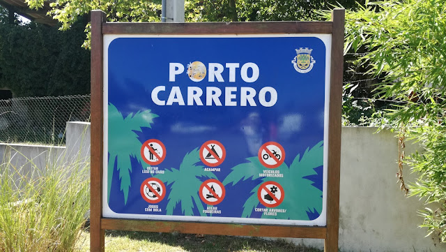 Placa Praia Porto Carrero