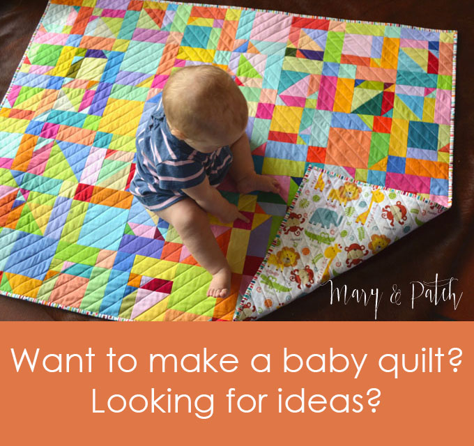 Baby quilts Mary & Patch
