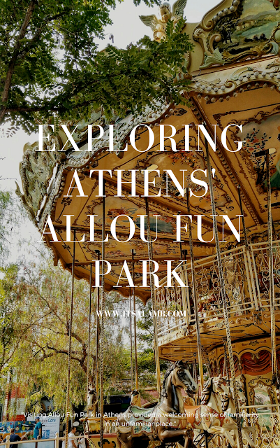 Exporing Athens' Allou Fun Park on www.itsalamb.com. Click here to read more or pin and save for later #travel #greece #globetrotter #adventure 
