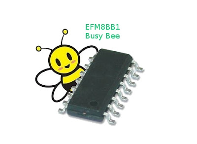 EFM8 Busy Bee microcontroller family from Silicon Labs