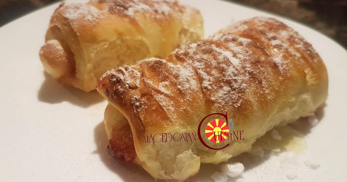 SOFT KIFLI WITH JAM Macedonian Cuisine