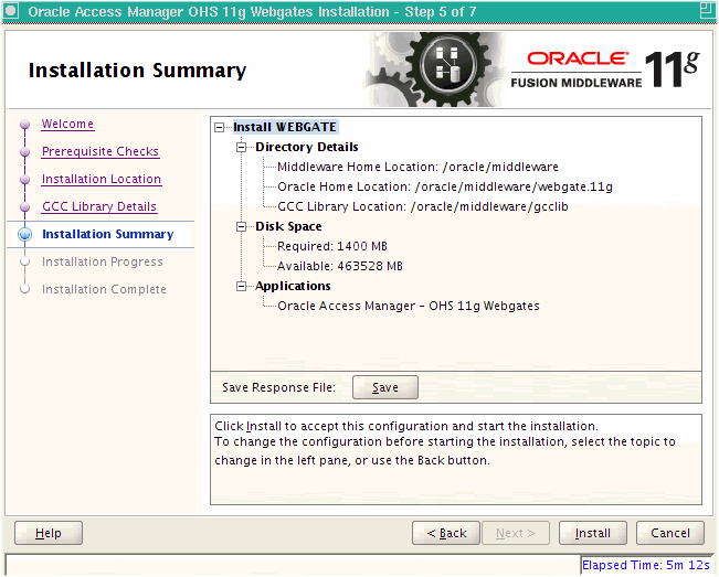 Installing and Configuring 11g Webgate with OHS 11g 007