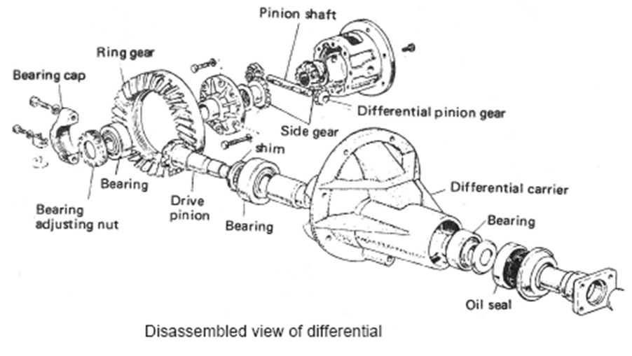 Fungsi Differential Gardan Dan Komponen Komponennya Pada Mobil Lks Otomotif
