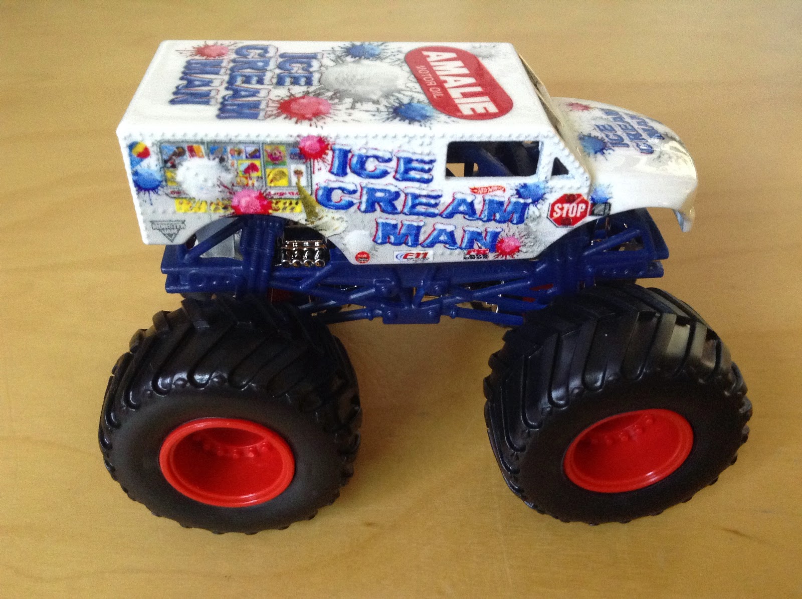 JULIAN'S HOT WHEELS BLOG Ice Cream Man Monster Jam Truck (New for 2015)