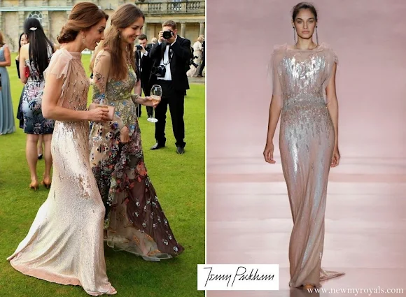 Kate Middleton wore JENNY PACKHAM Bridal Gown