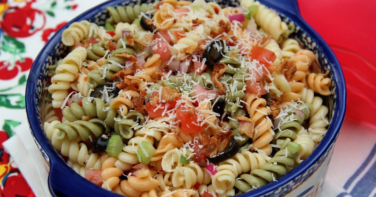 Deep South Dish: Tri-Color Italian Rotini Pasta Salad