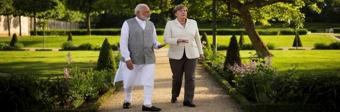 Angela Merkel Looks East In One On One With Pm Narendra Modi