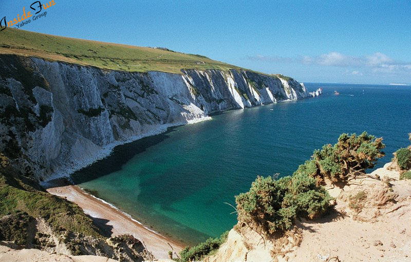 Alum Bay Isle of Wight MultiColored Sand