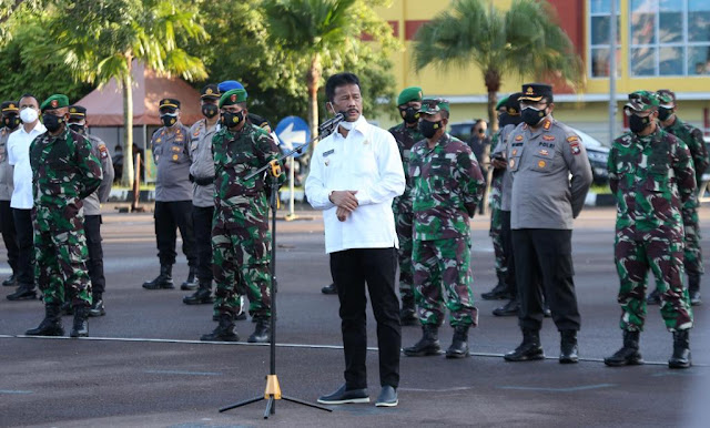 Walikota Batam Pimpin Apel Persiapan PPKM Darurat