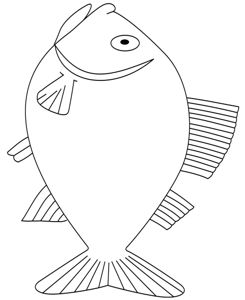 40+ Malvorlage Fisch A4 Farbung