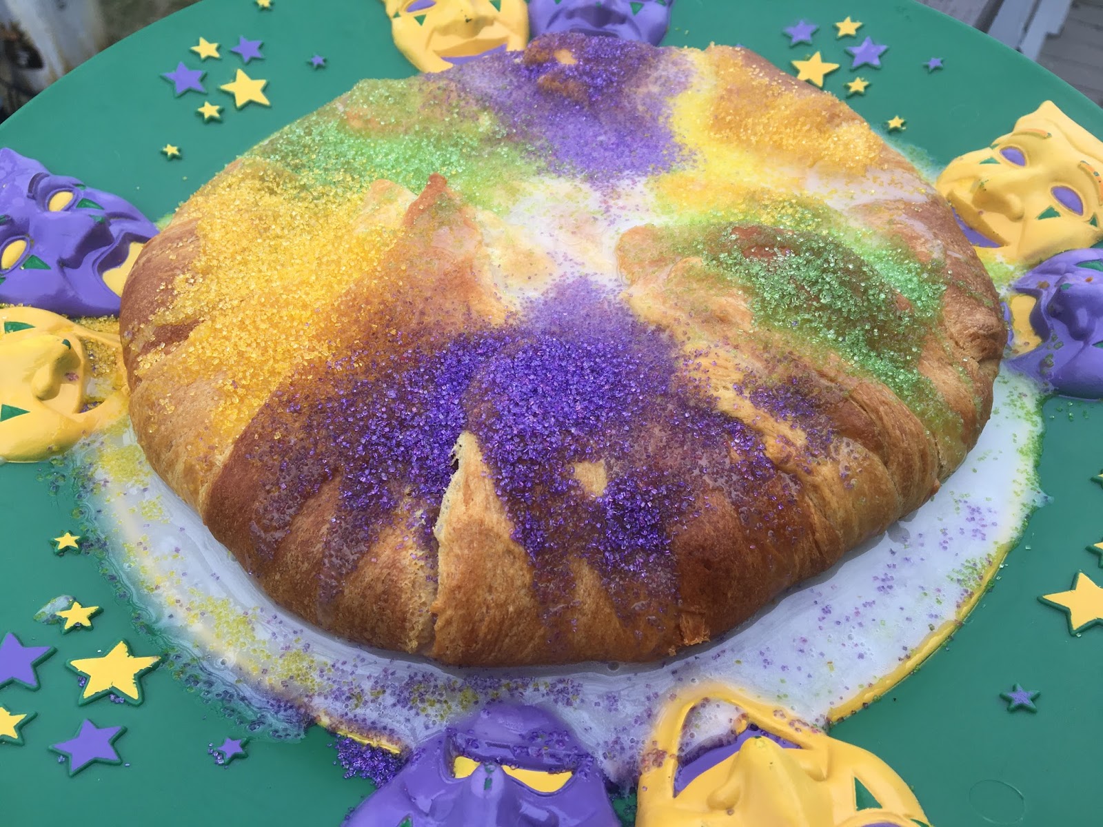 A Couple in the Kitchen Quickie King Cake
